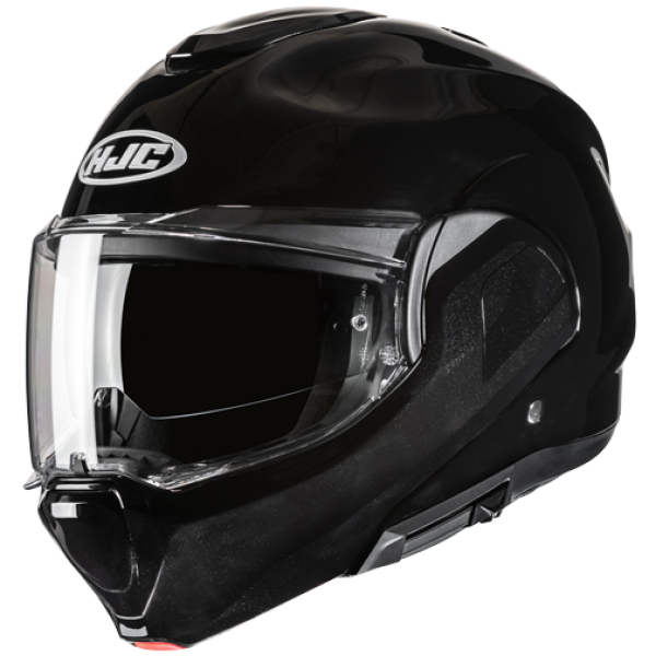 HJC F100 SOLID METAL BLACK HELMET