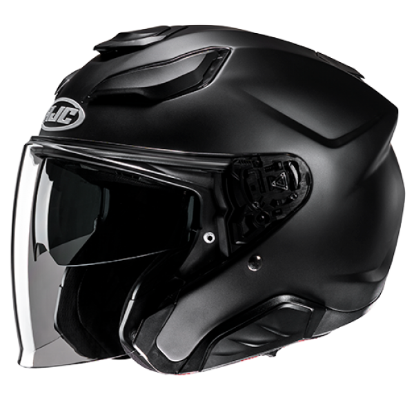 HJC F31 SOLID SEMI FLAT BLACK HELMET