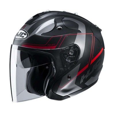 Hjc Fg Jet Komina Red Helmet