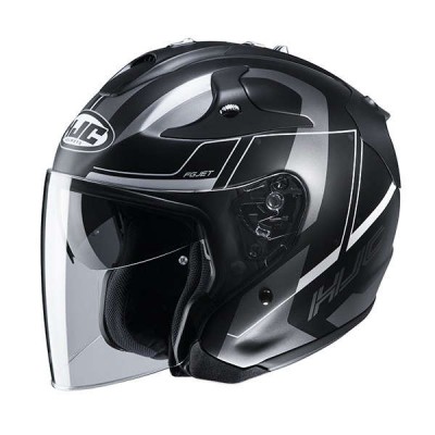 Hjc Fg Jet Komina Silver Helmet