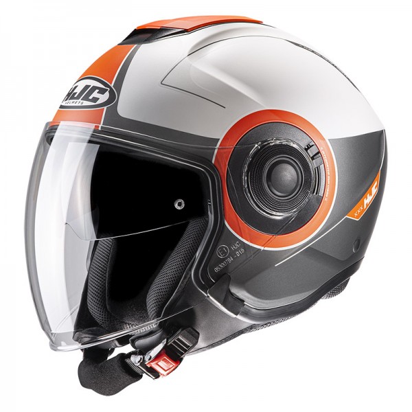 Hjc I40 Panadi Orange Grey Helmet