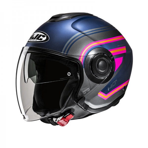 HJC I40N LINIA BLUE HELMET 