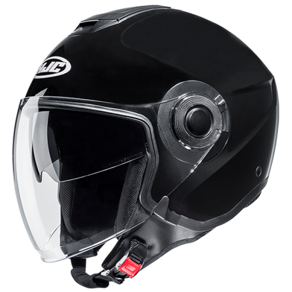 HJC I40N SOLID METAL BLACK HELMET