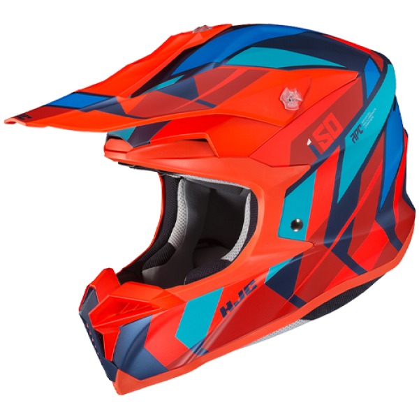 HJC I50 FLUX ORANGE HELMET