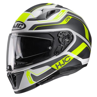 Hjc I70 Lonex Yellow Grey Helmet