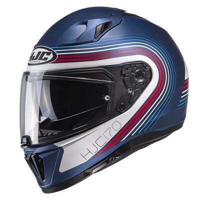 Hjc I70 Surf Blue Red Helmet