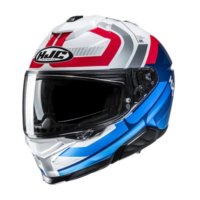 HJC I71 VIZ BLUE RED HELMET 