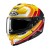 HJC I71 VIZ YELLOW ORANGE HELMET 