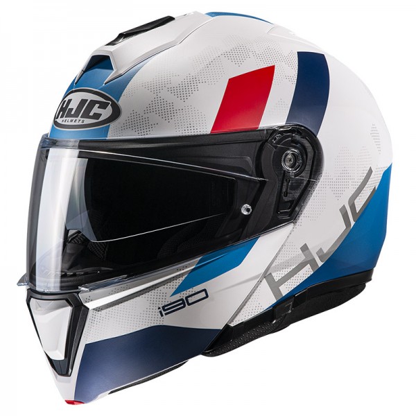Hjc I90 Syrex Modular White Blue Helmet