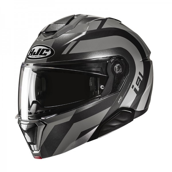 HJC I91 ARVEN MODULAR BLACK HELMET