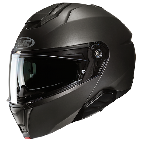 HJC I91 SOLID SEMI FLAT TITANIUM HELMET