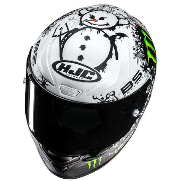 HJC RPHA 1 V2 CARBON SNOW DIABLO MC10SF HELMET