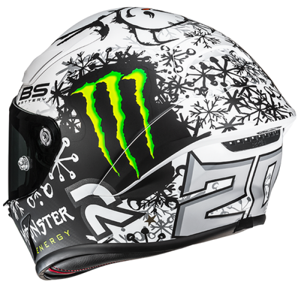 HJC RPHA 1 V2 CARBON SNOW DIABLO MC10SF HELMET