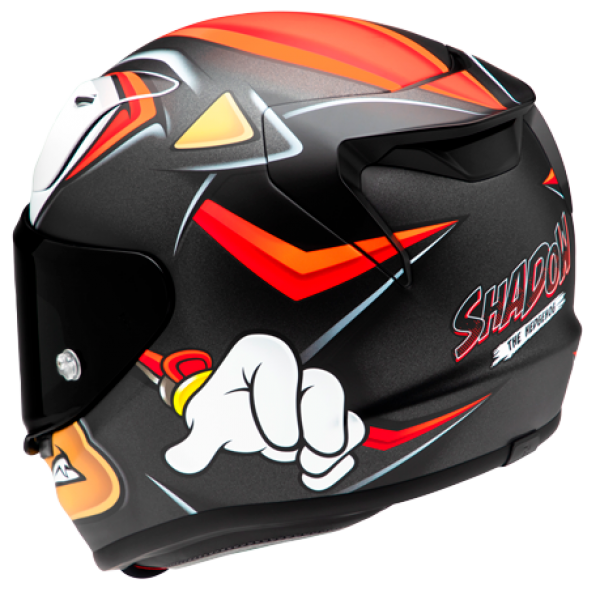 HJC RPHA 12 SHADOW HEDGEHOG MC1SF HELMET