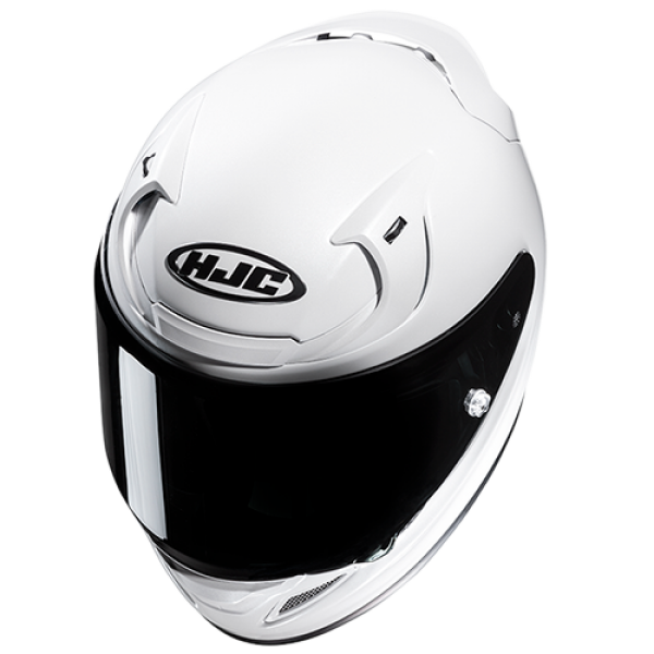 HJC RPHA 12 SOLID PEARL WHITE HELMET