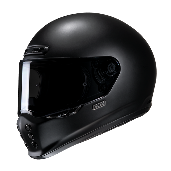 Hjc V10 Semi Flat Black Helmet