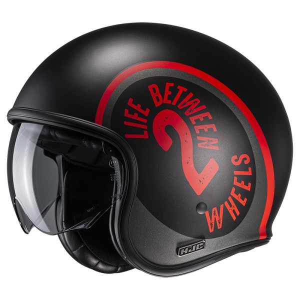 Hjc V30 Harvey Black Red Helmet