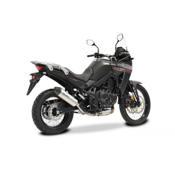 HP CORSE SP-1 CARBON SHORT TITANIUM FOR HONDA XL750 TRANSALP 2023-2024 PART # HOSP1C750LT-AB