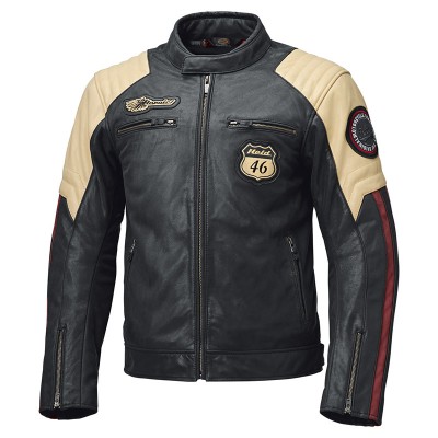 HELD BAKER 2 LEATHER BLACK BEIGE JACKET 