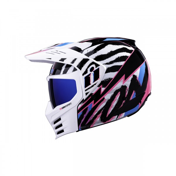 ICON DOMAIN SLABTOWM BLACK HELMET