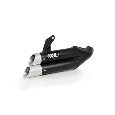 IXIL FULL SYSTEM - DUAL HYPERLOW BLACK XL FOR KAWASAKI Z 650 RS 24-25 ER650R ER650RA2 PART # XK7357XB