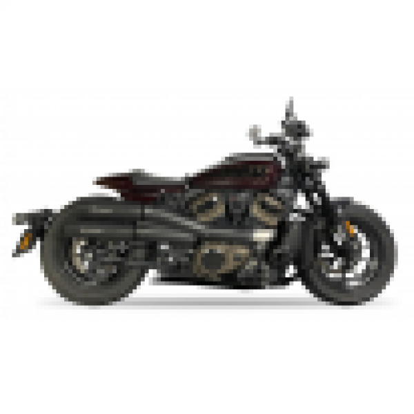 IXIL HC2-2B SLIP ON-IRONHEAD ROUND BLACK FOR HARLEY DAVIDSON SPORTSTER S 2021-2023 PART # HD1025SB