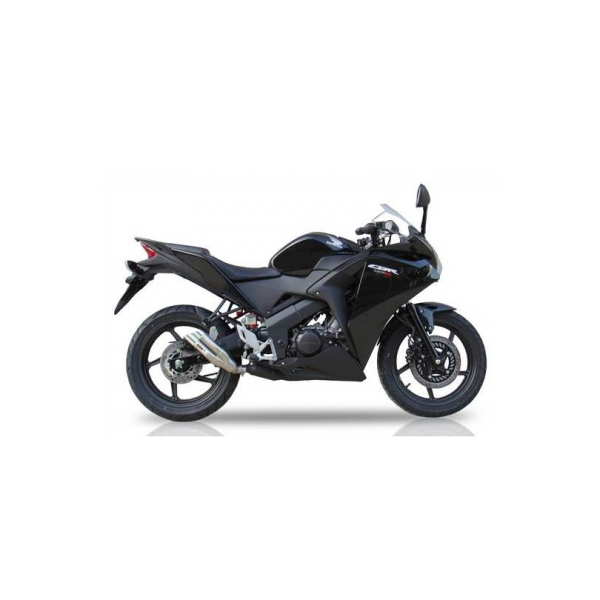 IXIL L2X SLIP ON-DUAL HYPERLOW FOR HONDA CBR 125 R 2021-2023 PART # XH6318V