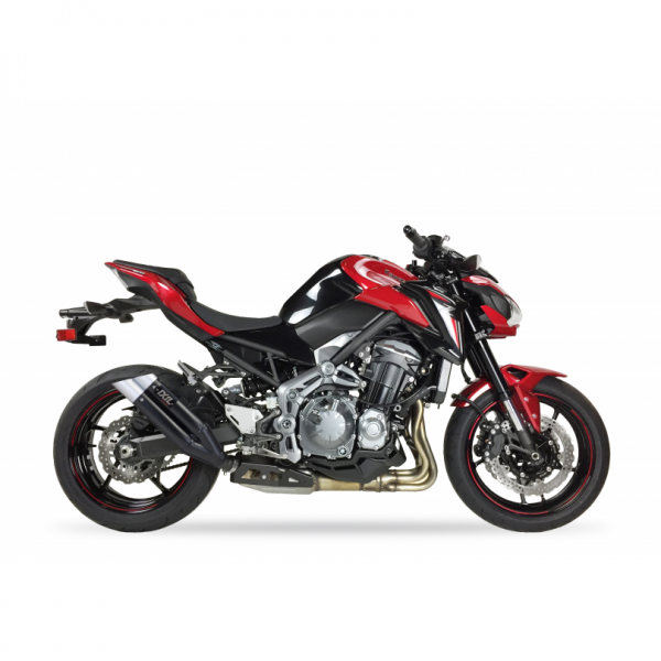 IXIL L3XB SLIP ON-DUAL HYPERLOW BLACK XL FOR KAWASAKI Z 900 A2 2021-2023 PART # XK7372XB