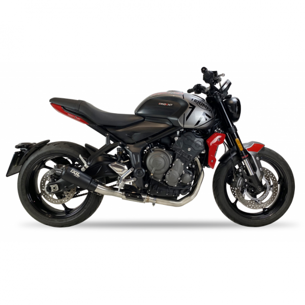 IXIL RB FULL SYSTEM-RACE XTREM BLACK FOR TRIUMPH TRIDENT 660 2021-2023 PART CT4249RB