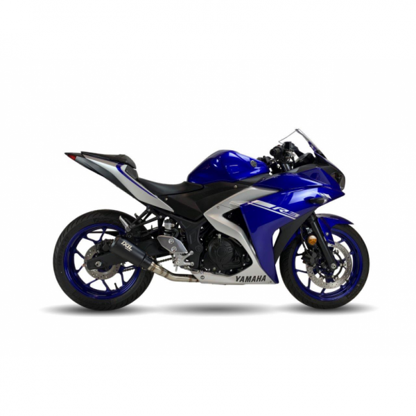 IXIL RB FULL SYSTEM-RACE XTREM BLACK FOR YAMAHA MT-03 2021-2023 PART # CY9225RB