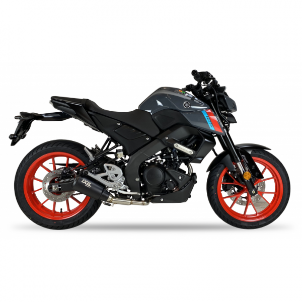 IXIL RB FULL SYSTEM-RACE XTREM BLACK FOR YAMAHA MT 125 2021-2023 PART # CY9239RB