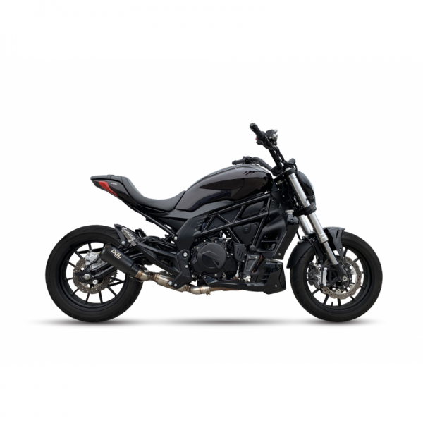 IXIL RB SLIP ON-RACE XTREM BLACK FOR BENELLI BN 502 C 2021-2023 PART # CB5253RB