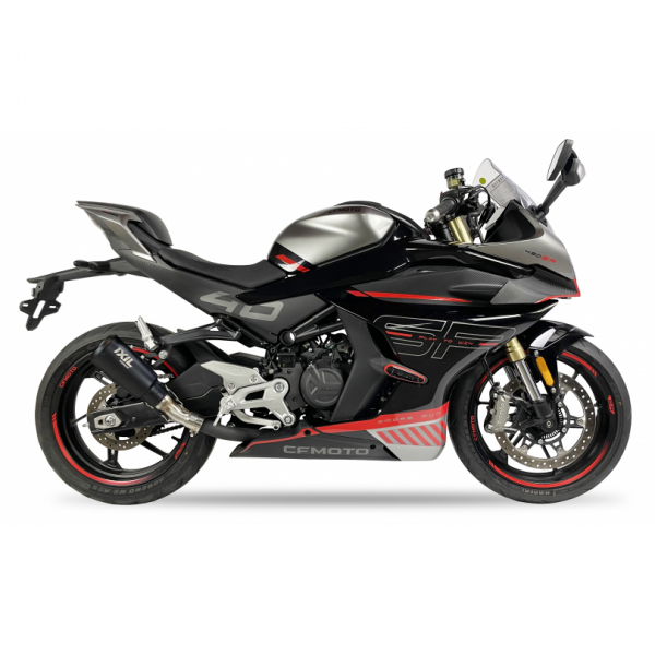 IXIL RB SLIP ON-RACE XTREM BLACK FOR CF MOTO 450 SR 2021-2023 PART # CF3229RB