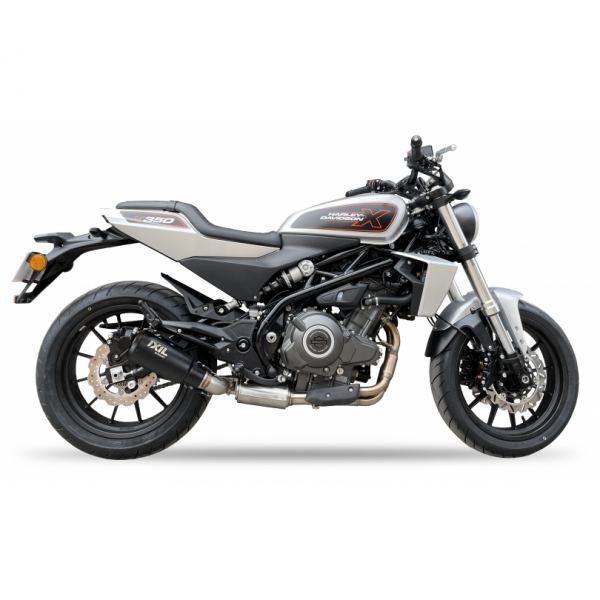 IXIL RB SLIP ON-RACE XTREM BLACK FOR HARLEY DAVIDSON X 350 2021-2023 PART # CQ1210RB