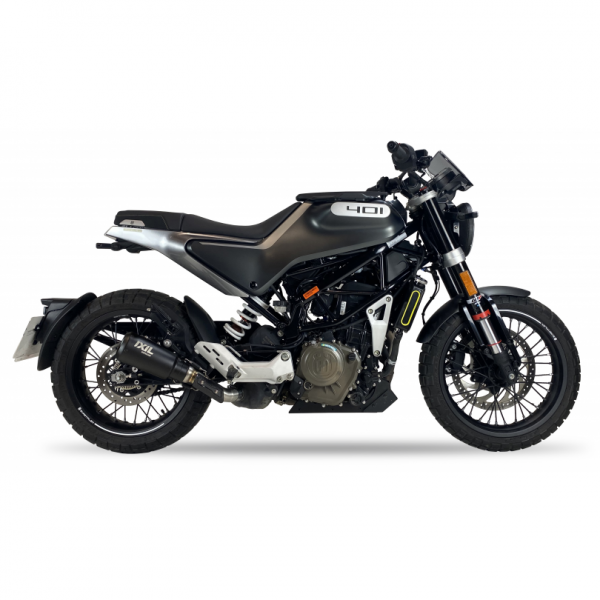 IXIL RB SLIP ON-RACE XTREM BLACK FOR HUSQVARNA VITPILEN 401 2021-2023 PART # CM3259RB