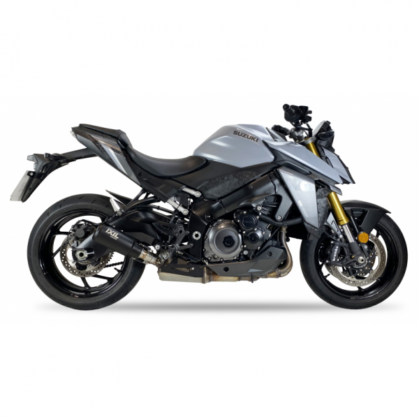 IXIL RB SLIP ON-RACE XTREM BLACK FOR SUZUKI GSX-S 950 2021-2023 PART # CS8210RB