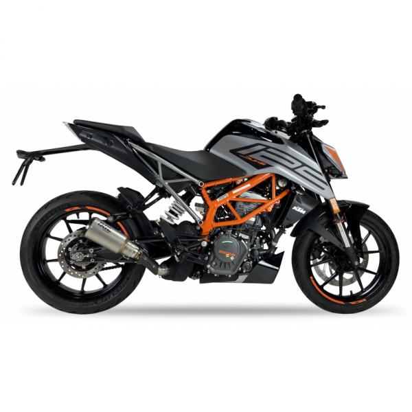 IXIL RC SLIP ON-RACE XTREM CARBON FOR KTM DUKE 125 2021-2023 PART # CM3259RC