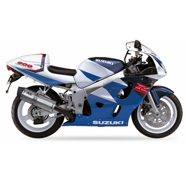 IXIL SOVE SLIP ON-HEXOVAL XTREM EVOLUTION FOR SUZUKI GSX 750 R SRAD FOR OS8063VSE