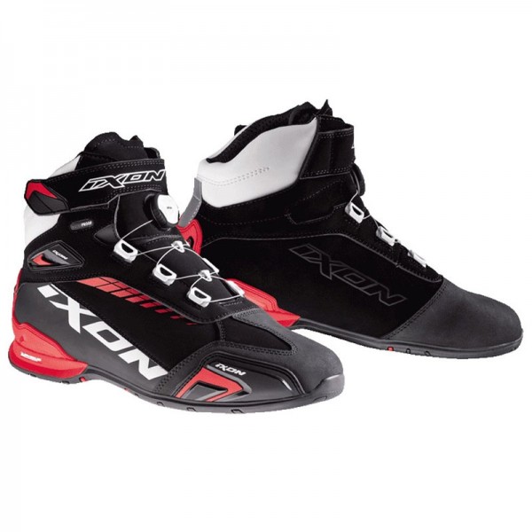 Ixon Bull Wp Black White Red Shoes