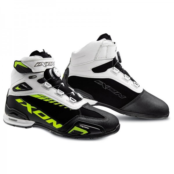 Ixon Bull Wp Black White Yellow Fluo Shoes