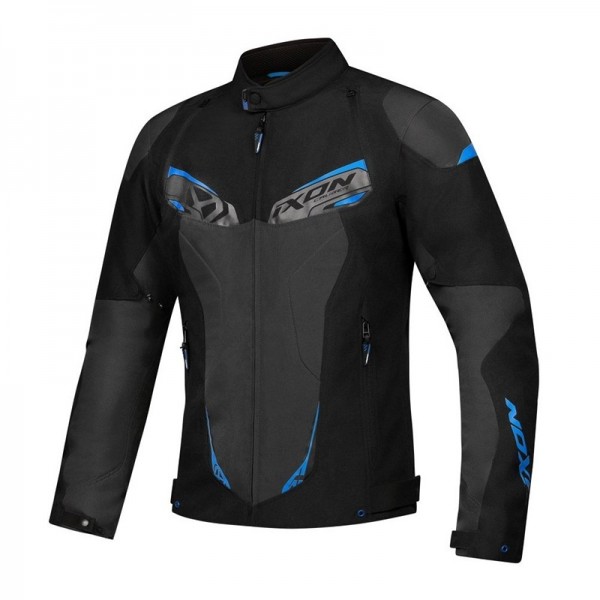 IXON CALIBER BLACK ANTHRACITE BLUE JACKET