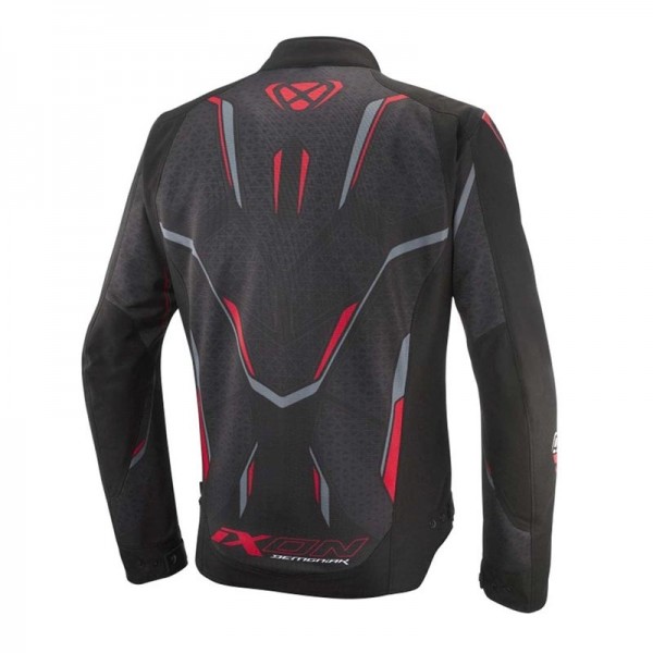 IXON DEMONIAK BLACK RED JACKET