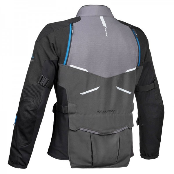 IXON EDDAS GREY BLACK BLUE JACKET