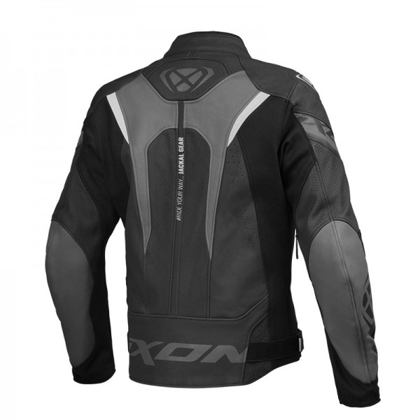 IXON JACKAL LEATHER BLACK JACKET