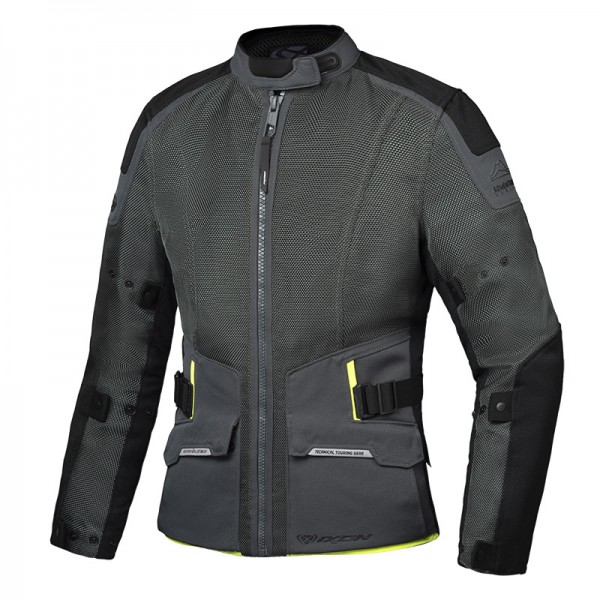 IXON M-NJORD GREEN BLACK YELLOW JACKET