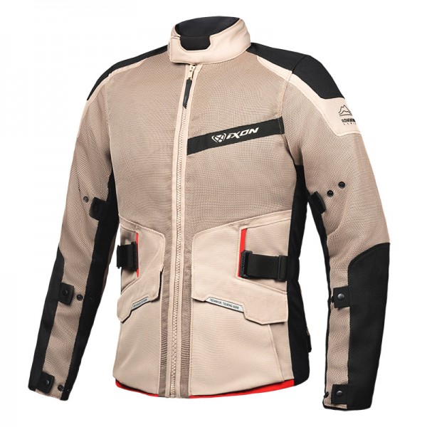 IXON M-NJORD SAND BLACK RED JACKET