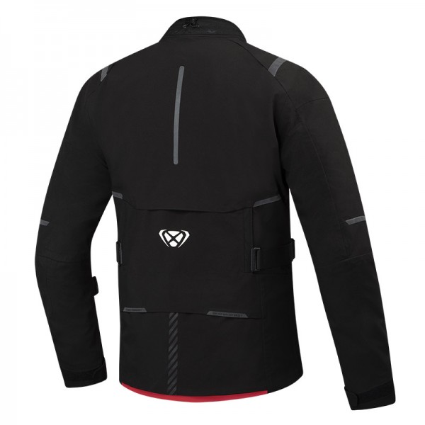 IXON M-SKEID BLACK RED JACKET