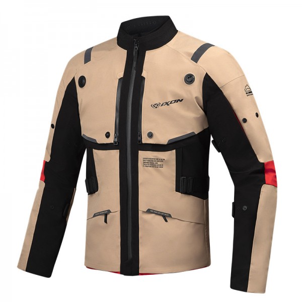 IXON M-SKEID SAND BLACK RED JACKET