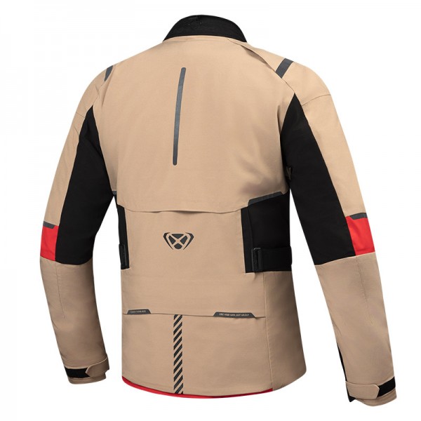 IXON M-SKEID SAND BLACK RED JACKET