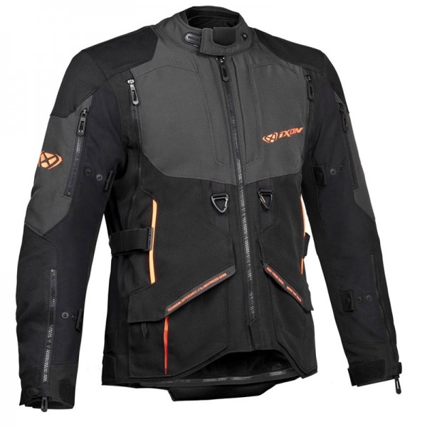 IXON RAGNAR BLACK ANTHRACITE ORANGE JACKET